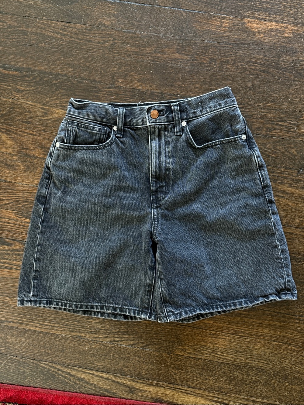 Madewell baggy jean shorts